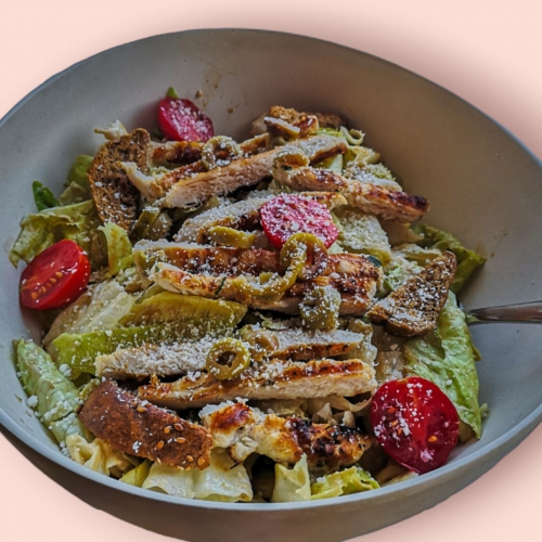  عکس سالاد سزار با مرغ گريل