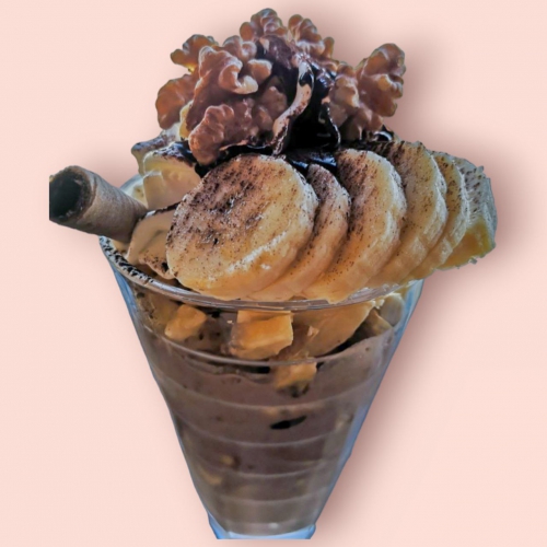  عکس شيک موز شکلات گردو